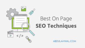 Best On Page SEO Techniques in 2023